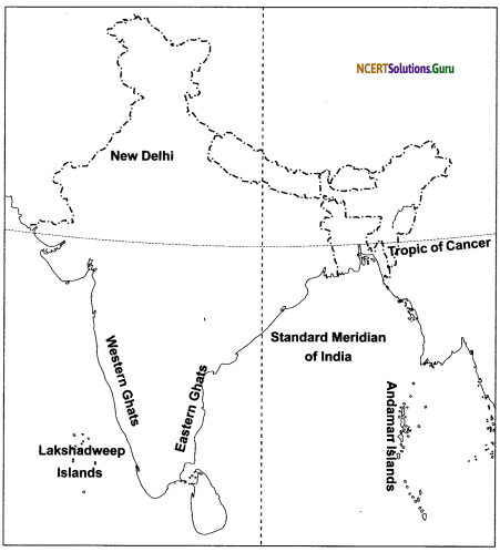 NCERT Solution for Class 6 Social Science Geography Chapter 7 Our Country India