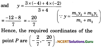 Coordinate Geometry Class 10 Extra Questions Maths Chapter 7 with Solutions Answers 62