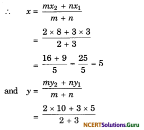 Coordinate Geometry Class 10 Extra Questions Maths Chapter 7 with Solutions Answers 9