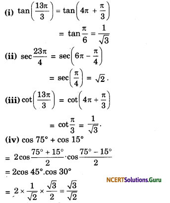 Introduction to Trigonometry Class 10 Extra Questions Maths Chapter 8 with Solutions Answers 32