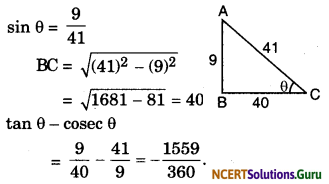 Introduction to Trigonometry Class 10 Extra Questions Maths Chapter 8 with Solutions Answers 91