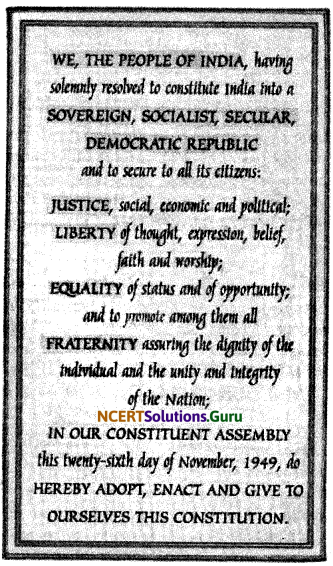 NCERT Solutions for Class 9 Social Science Civics Chapter 3 Constitutional Design 1