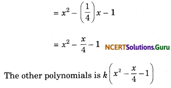 Polynomials Class 10 Extra Questions Maths Chapter 2 with Solutions Answers 1