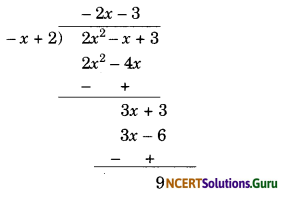 Polynomials Class 10 Extra Questions Maths Chapter 2 with Solutions Answers 9