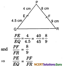 Triangles Class 10 Extra Questions Maths Chapter 6 with Solutions Answers 10
