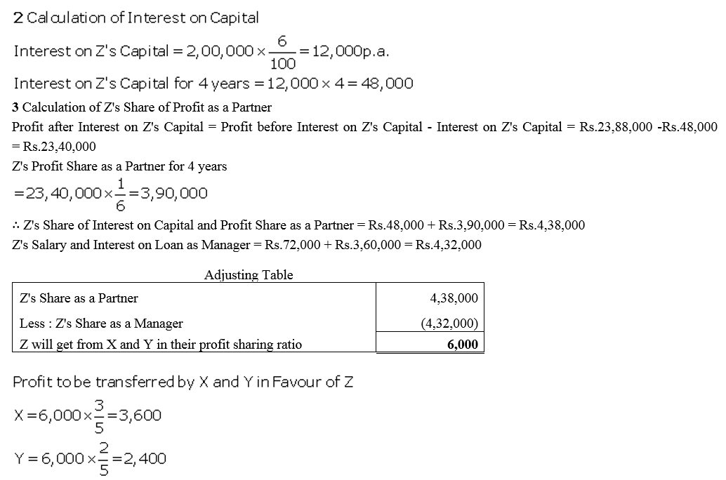TS Grewal Accountancy Class 12 Solutions Chapter 1 Accounting for Partnership Firms - Fundamentals = 149