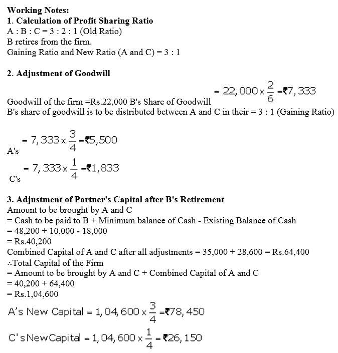 TS Grewal Accountancy Class 12 Solutions Chapter 5 Retirement - Death of a Partner image - 131