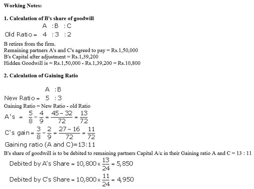 TS Grewal Accountancy Class 12 Solutions Chapter 5 Retirement - Death of a Partner image - 33