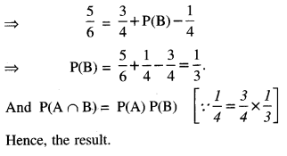 MCQ Questions for Class 12 Maths Chapter 13 Probability with Answers 4