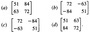 MCQ Questions for Class 12 Maths Chapter 4 Determinants with Answers 9