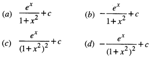 MCQ Questions for Class 12 Maths Chapter 7 Integrals with Answers 10