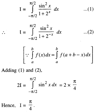 MCQ Questions for Class 12 Maths Chapter 7 Integrals with Answers 15