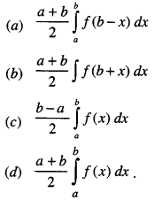 MCQ Questions for Class 12 Maths Chapter 7 Integrals with Answers 9