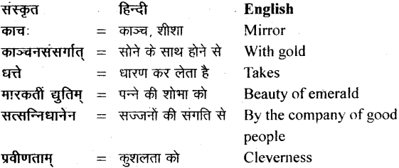 NCERT Solutions for Class 11 Sanskrit Bhaswati Chapter 3 सूक्तिसुधा 4