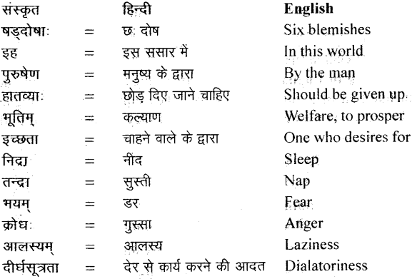 NCERT Solutions for Class 11 Sanskrit Bhaswati Chapter 3 सूक्तिसुधा 8