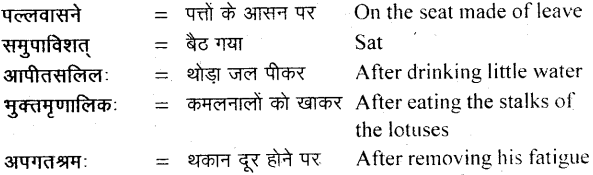 NCERT Solutions for Class 11 Sanskrit Bhaswati Chapter 6 शुकशावकोदन्तः 8