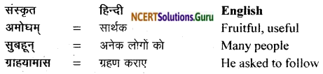 NCERT Solutions for Class 11 Sanskrit Bhaswati Chapter 7 भव्यः सत्याग्रहाश्रमः 16