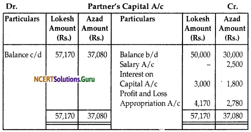 NCERT Solutions for Class 12 Accountancy Chapter 2 Accounting for Partnership Basic Concepts 30