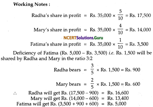NCERT Solutions for Class 12 Accountancy Chapter 2 Accounting for Partnership Basic Concepts 68