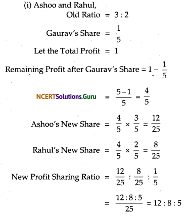 NCERT Solutions for Class 12 Accountancy Chapter 3 Reconstitution of Partnership Firm Admission of a Partner 19