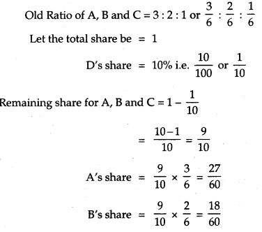 NCERT Solutions for Class 12 Accountancy Chapter 3 Reconstitution of Partnership Firm Admission of a Partner 51
