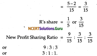 NCERT Solutions for Class 12 Accountancy Chapter 3 Reconstitution of Partnership Firm Admission of a Partner 57