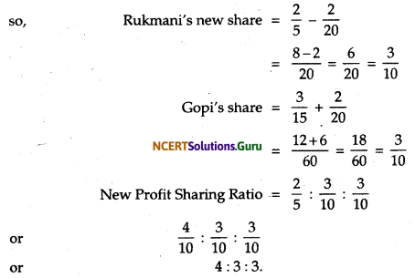 NCERT Solutions for Class 12 Accountancy Chapter 3 Reconstitution of Partnership Firm Admission of a Partner 64