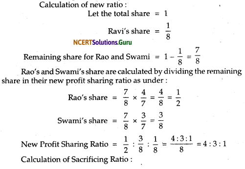 NCERT Solutions for Class 12 Accountancy Chapter 3 Reconstitution of Partnership Firm Admission of a Partner 69