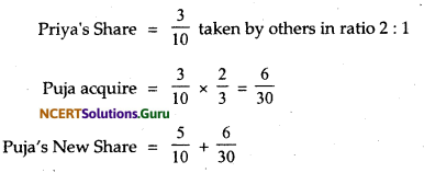 NCERT Solutions for Class 12 Accountancy Chapter 4 Reconstitution of Partnership Firm Retirement Death of a Partner 11