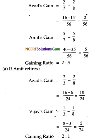 NCERT Solutions for Class 12 Accountancy Chapter 4 Reconstitution of Partnership Firm Retirement Death of a Partner 6