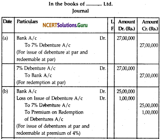 NCERT Solutions for Class 12 Accountancy Chapter 7 Issue and Redemption of Debentures 12