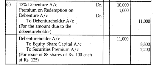 NCERT Solutions for Class 12 Accountancy Chapter 7 Issue and Redemption of Debentures 147