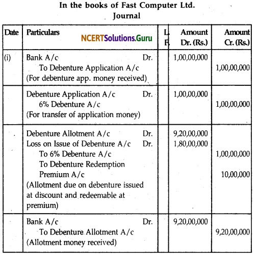 NCERT Solutions for Class 12 Accountancy Chapter 7 Issue and Redemption of Debentures 21