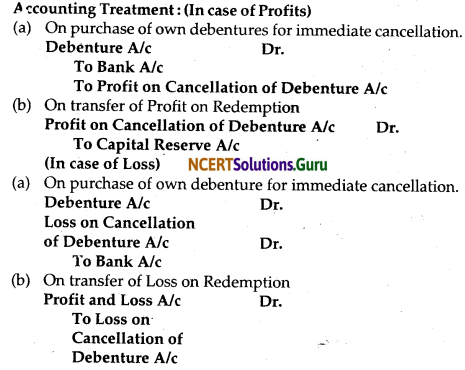 NCERT Solutions for Class 12 Accountancy Chapter 7 Issue and Redemption of Debentures 58