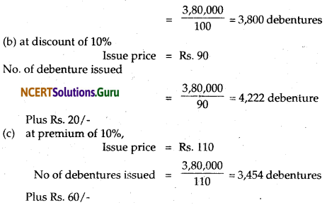 NCERT Solutions for Class 12 Accountancy Chapter 7 Issue and Redemption of Debentures 81