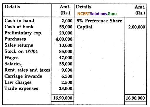 NCERT Solutions for Class 12 Accountancy Chapter 8 Financial Statements of a Company 20