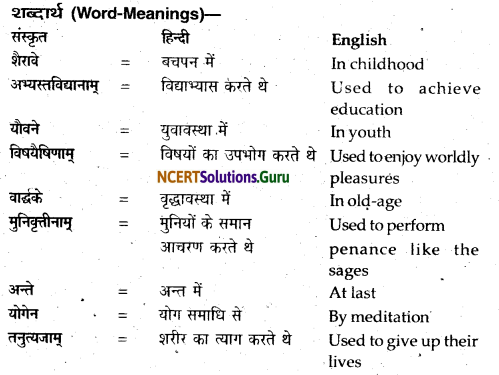 NCERT Solutions for Class 12 Sanskrit Bhaswati Chapter 4 प्रजानुरज्जको नृपः 3