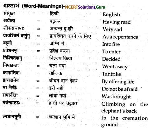 NCERT Solutions for Class 12 Sanskrit Bhaswati Chapter 7 नैकेनापि समं गता वसुमती 11