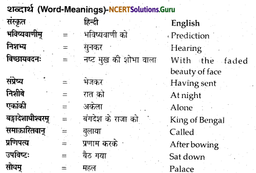 NCERT Solutions for Class 12 Sanskrit Bhaswati Chapter 7 नैकेनापि समं गता वसुमती 5