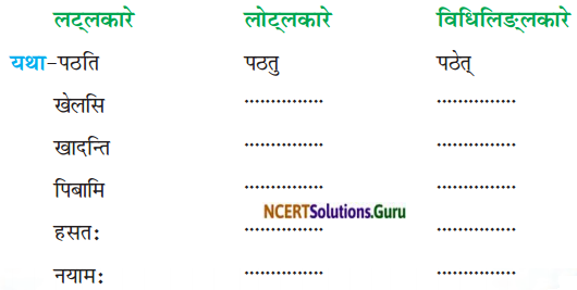 NCERT Solutions for Class 8 Sanskrit Chapter 4 सदैव पुरतो निधेहि चरणम् Q7