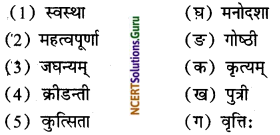 NCERT Solutions for Class 8 Sanskrit Chapter 6 गृहं शून्यं सुतां विना Q4.1