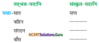 NCERT Solutions for Class 8 Sanskrit Chapter 9 सप्तभगिन्यः Q6