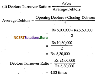 NCERT Solutions for Class 12 Accountancy Chapter 10 Accounting Ratios 1.65