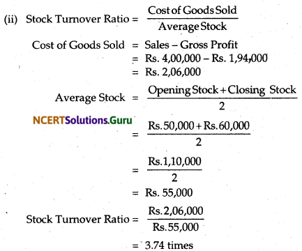 NCERT Solutions for Class 12 Accountancy Chapter 10 Accounting Ratios 1.70