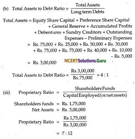 NCERT Solutions for Class 12 Accountancy Chapter 10 Accounting Ratios 1.74