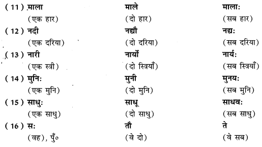 Class 6 Sanskrit Grammar Book Solutions वचन-बोधनम् 4