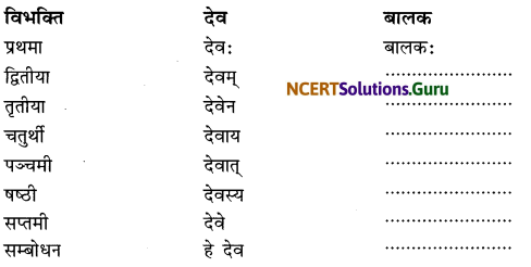 Class 6 Sanskrit Grammar Book Solutions शब्दरूपाणि 17