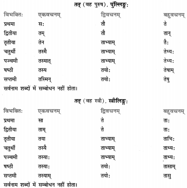 Class 7 Sanskrit Grammar Book Solutions शब्द-रूपाणि 14