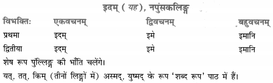 Class 7 Sanskrit Grammar Book Solutions सर्वनाम 2