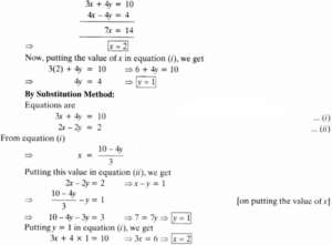 NCERT Solutions for Class 10 Maths Chapter 3 Pair of Linear Equations in Two Variables Ex 3.4 2